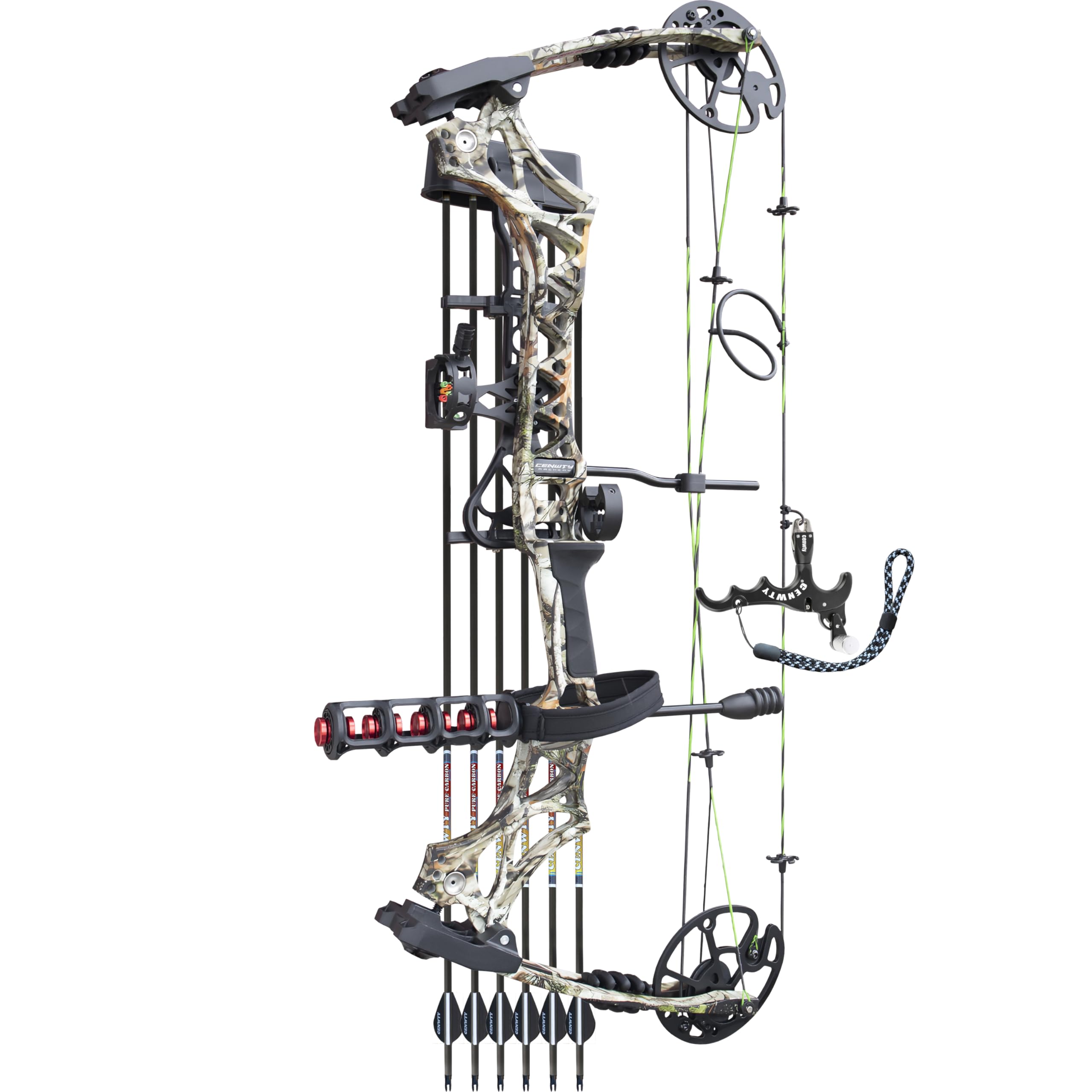 Compoundbogen-Set 20–70 lbs, Auszugslänge 19–31 Zoll, bis zu 320 fps (IBO), Compoundbogen für die Jagd mit sämtlichem Zubehör für die Jagd, das Zielschießen und das Training versandfertig