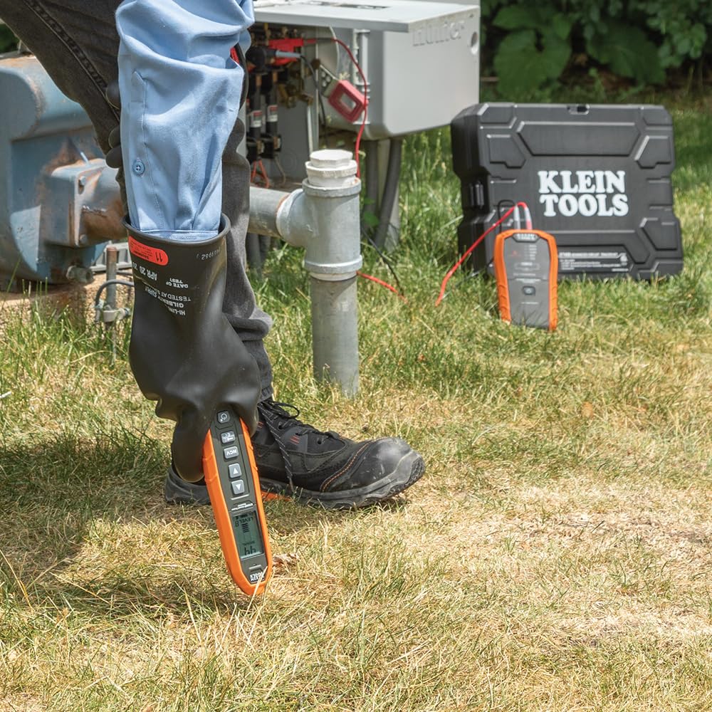 Klein Tools ET450EU Leitungssuchgerät Kabelsuchgerät Set | Stromkreisfinder für Sicherungen & Leitungen | 12–480 V AC | NCV Spannungsprüfung | CAT III 600 V | Mit Koffer