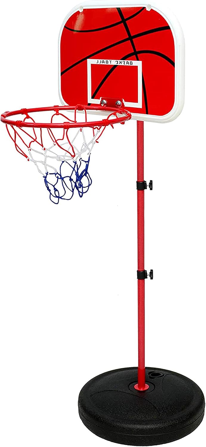 Amazon ミニ バスケットゴール バスケットボールセット 子供用 ゴールスタンド ボール付き 高さ調節可能 室内屋外兼用 練習 ポータブル バスケットボール 水 砂注入式 安定性抜群 150cm Bqkozfin ゴール