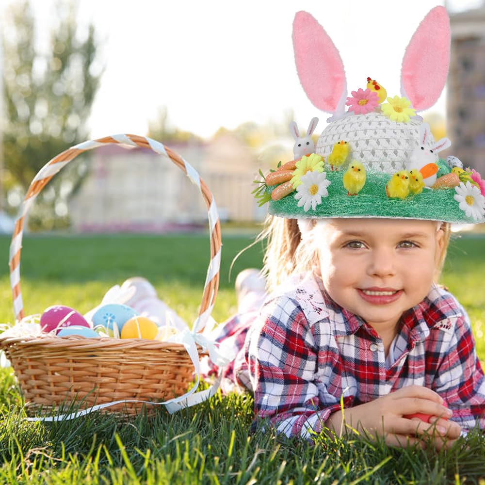 Easter Hat Toddler Easter DIY Bonnet Kit Make Your Own Bunny
