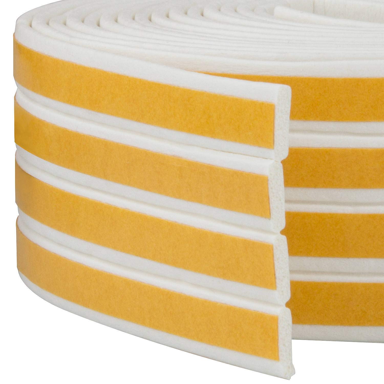 15mm X 2mm Door Window Self Adhesive Epdm Rubber Foam Seal Weather Strip Draught Excluder