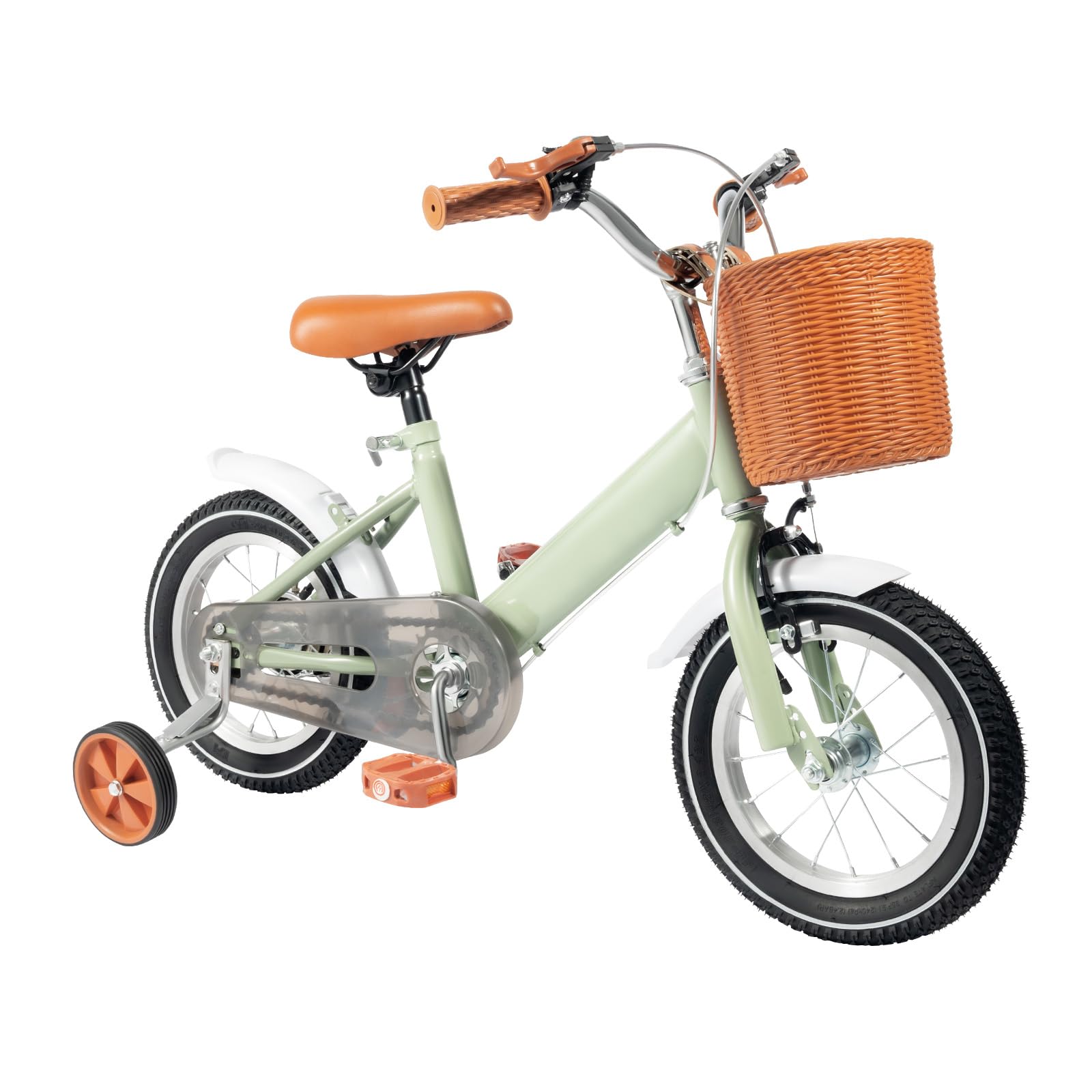 Vélo pour enfant de 30,5 cm - Pour garçons et filles de 2 à 5 ans - Siège réglable en hauteur - Guidon - Roues stabilisatrices - Panier d'entraînement sûr pour enfants