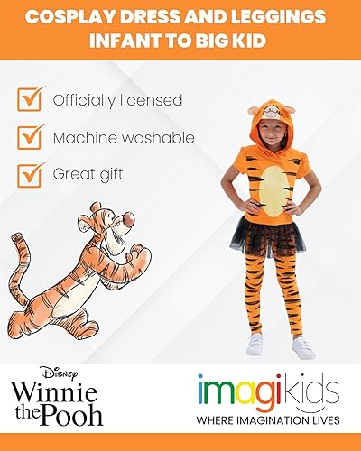 Miniatura 7 de Disney Pixar Toy Story Minnie Mouse Mickey Mouse Winnie the Pooh - Conjunto de camiseta y leggings para niñas pequeñas