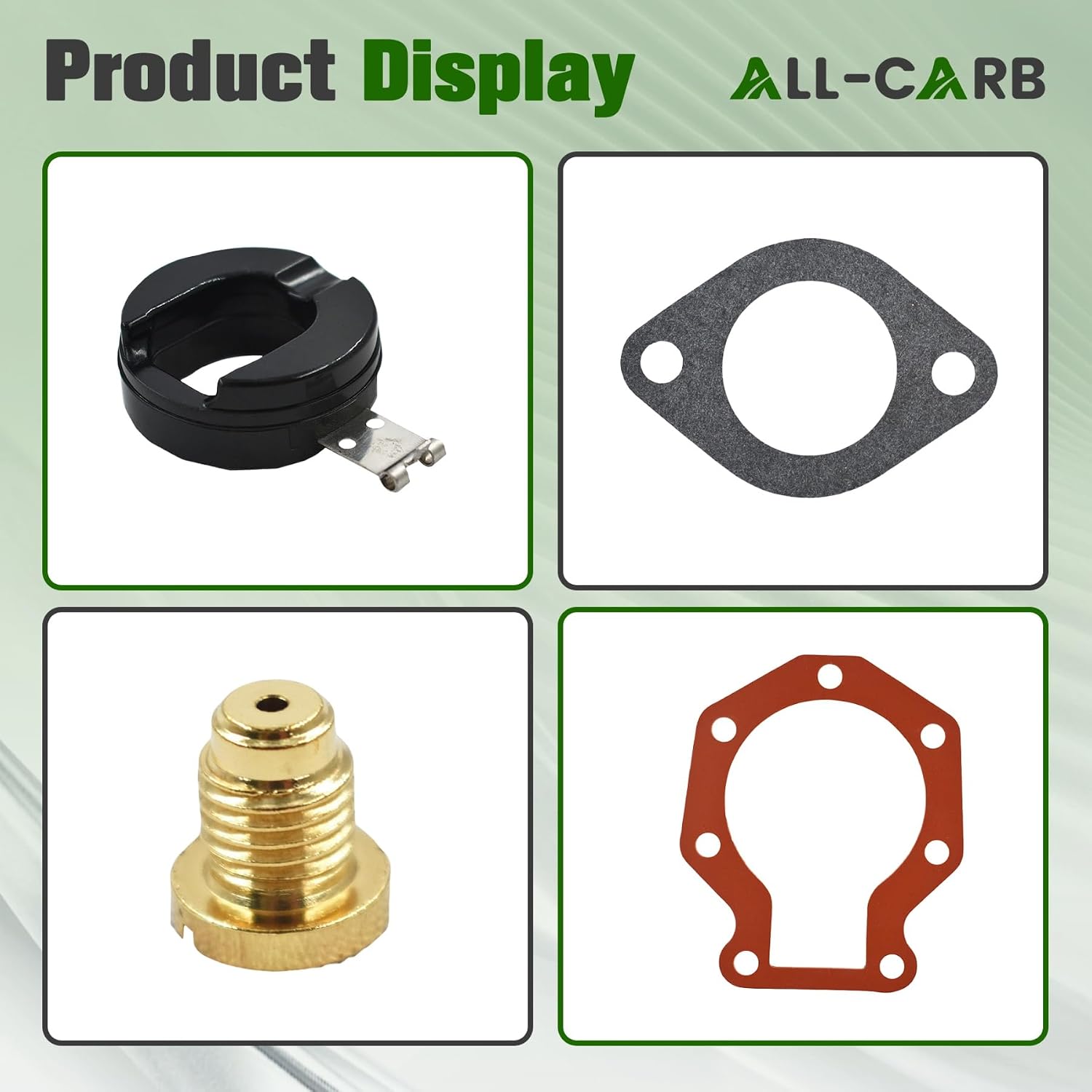 ALL-CARB Carb Carburetor Repair Kit Replacement for Johnson Evinrude 439073 431897 18-7219 6 8 9.9 15 20hp