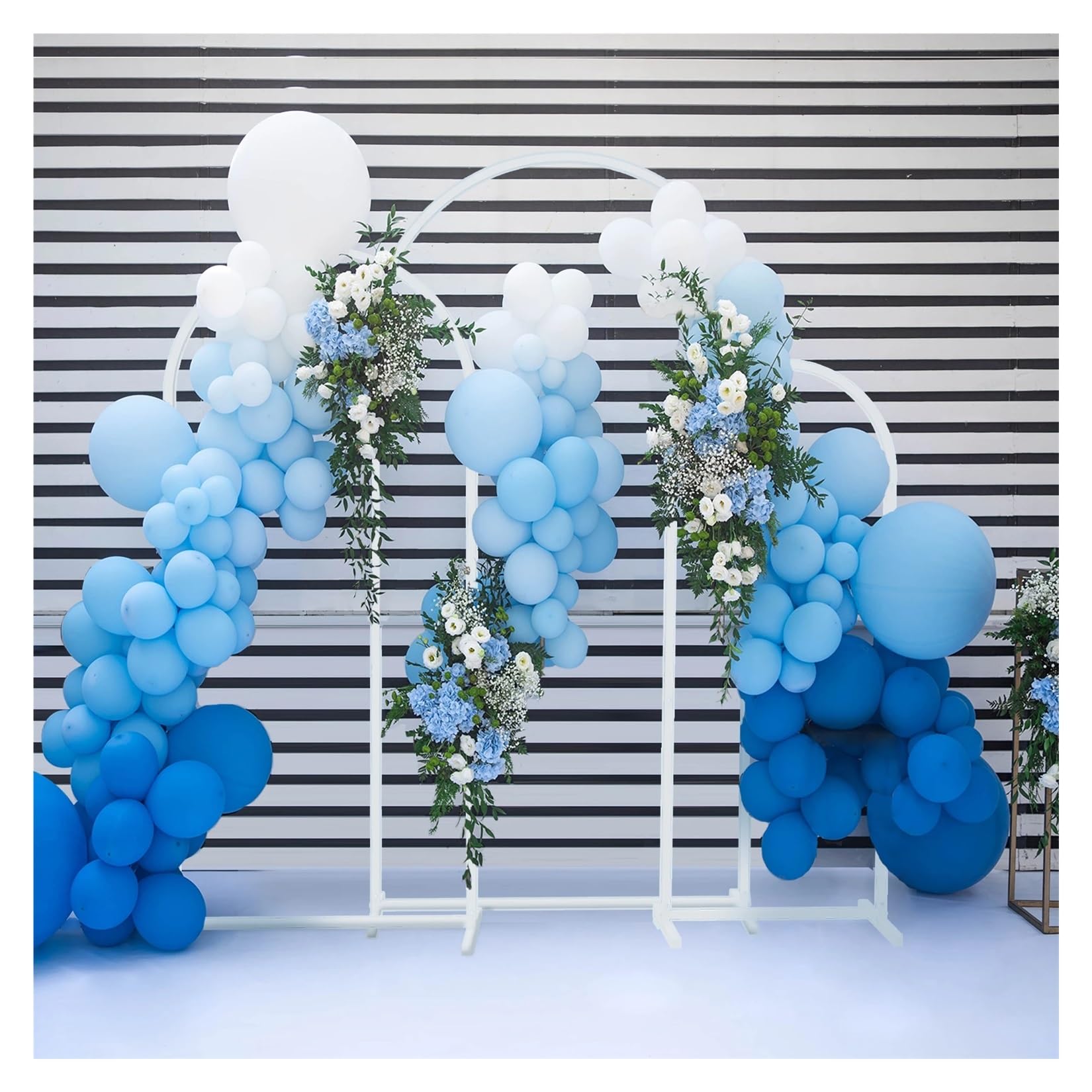 Arco Matrimoniale In Metallo Oro 3x3 M - Regolabile In Altezza Con Viti A Farfalla - Per Matrimoni, Feste E Decorazioni Fai Da Te - 4
