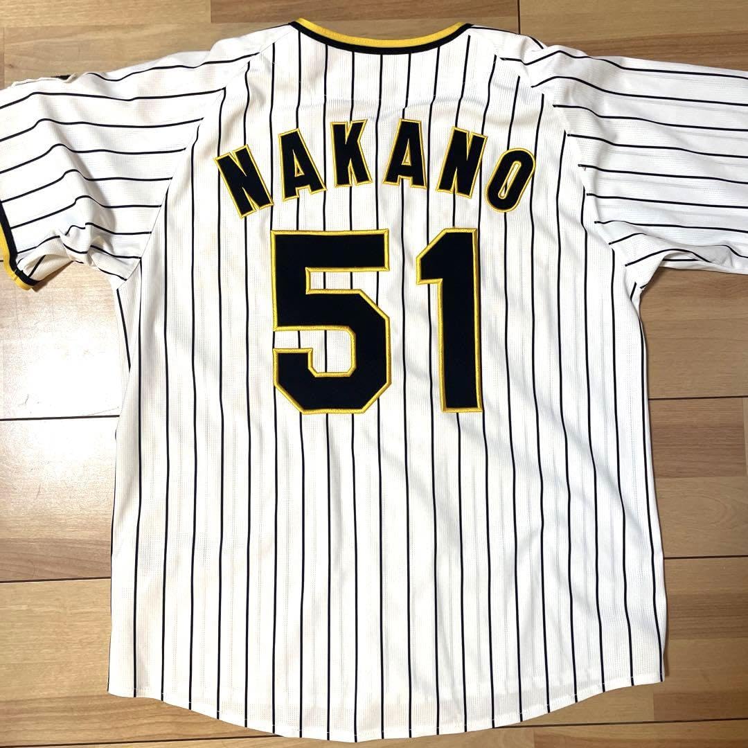 Amazon.co.jp: 中野拓夢 阪神タイガース 公式レプリカユニフォーム S 