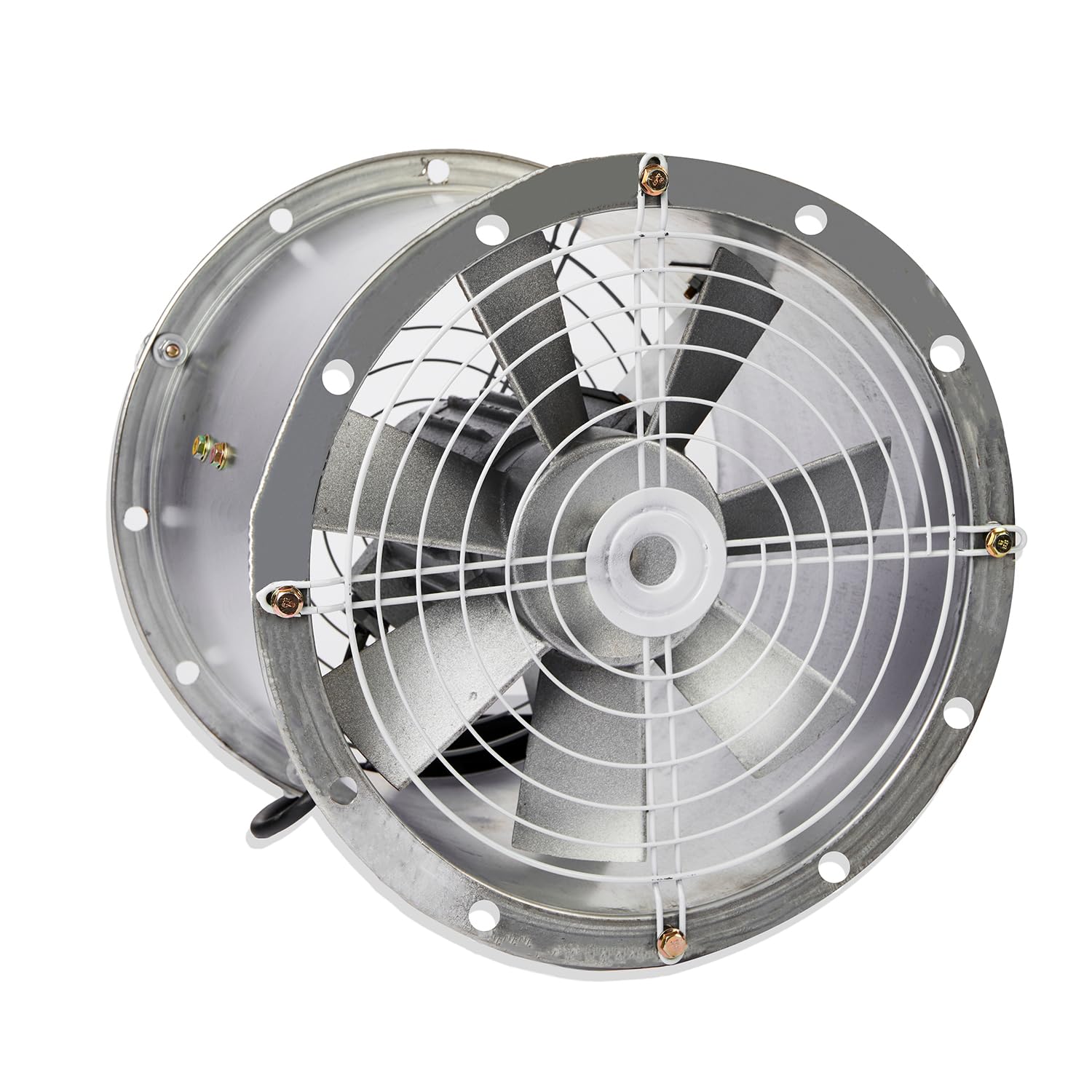 Powerstar Powerful Commercial Axial Metal Canopy Extractor Exhaust Duct Fan 12 16 18 20 inches Kitchens, Warehouses, Greenhouses, Hotels and All Commercial Places (12" Inches 300mm)