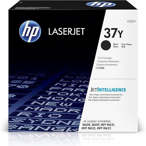 HP 37Y LaserJet Extra High Capacity Toner Cartridge, Black