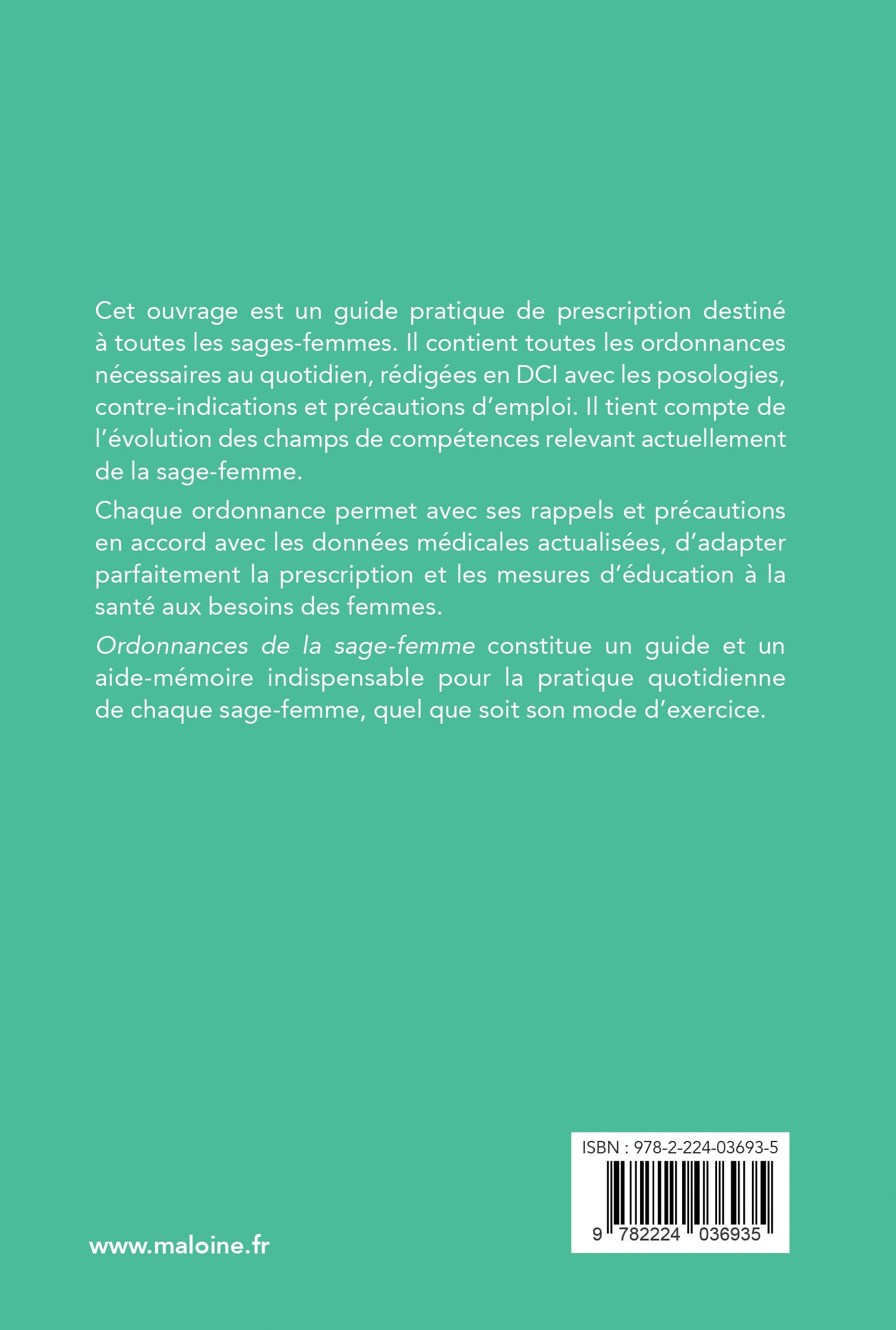Ordonnances de la sage-femme 2024: 112 prescriptions courantes