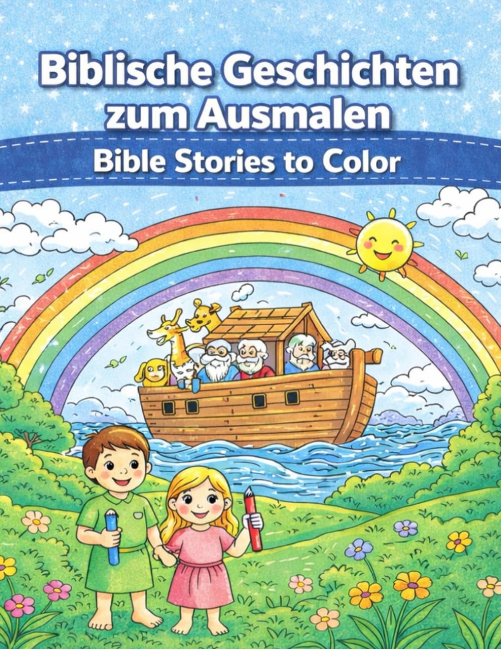 Biblische Geschichten zum Ausmalen: Bible Stories to Color