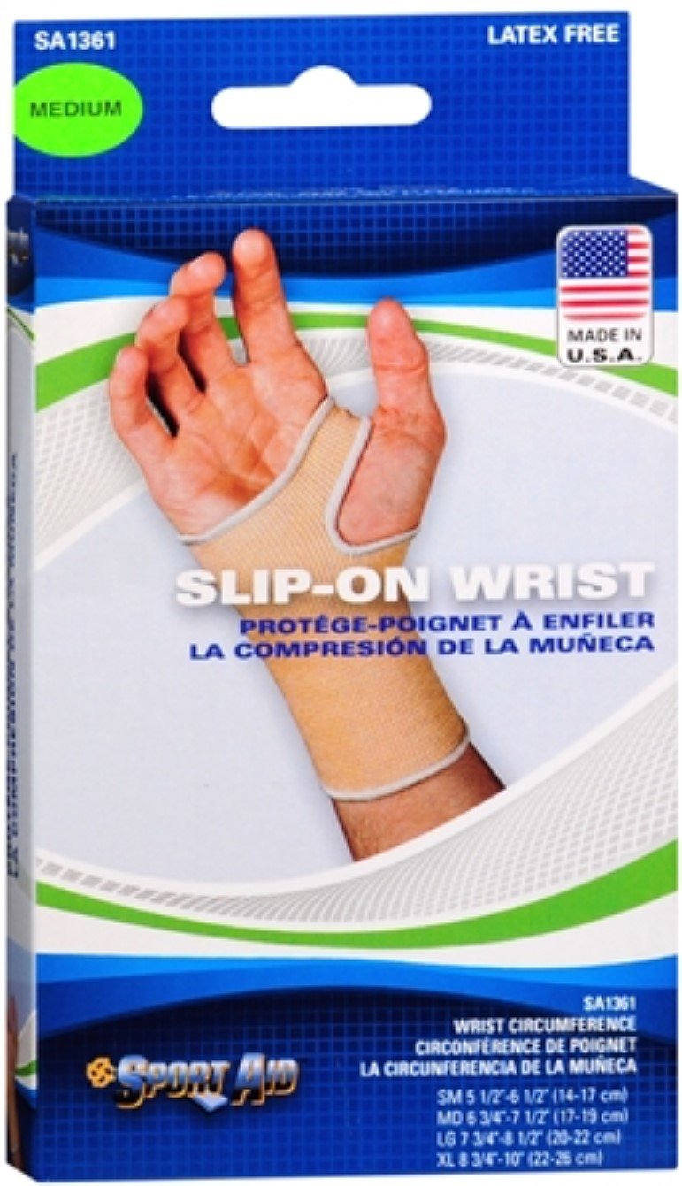 SportAid Sport Aid SlipOn Wrist Support MD 1 Each (Pack of 2) Amazon