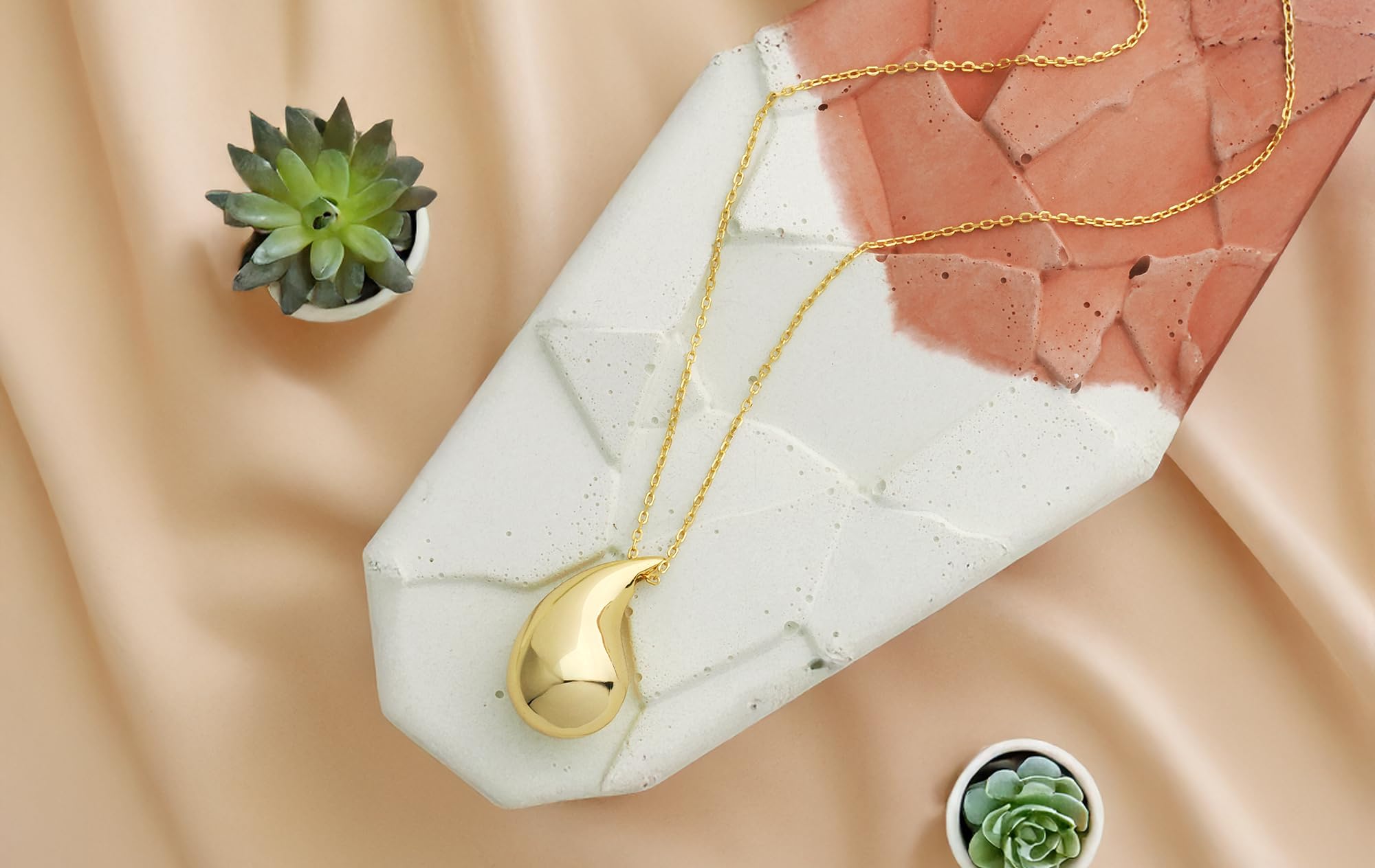 Sofia Milani - Collana da Donna in Argento 925 - con Pietra Zircone - Ciondolo a Goccia