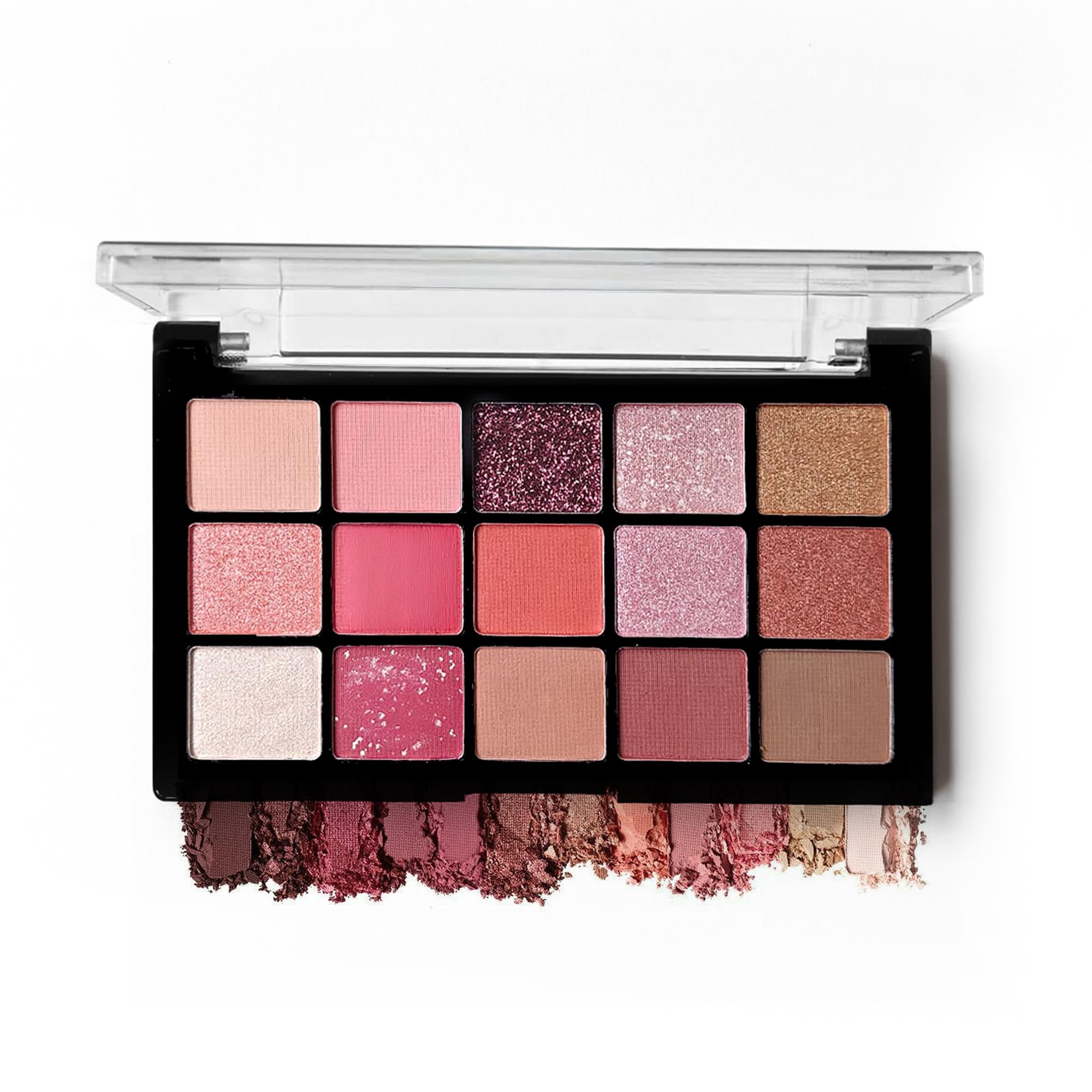 Hilary Rhoda Trendsetter Eyeshadow Palette | Highly Pigmented Shades | Matte & Shimmer Finish | Long-Lasting | All Skin Types | Easily Blendable Eye Makeup Palette - 15g (Rule Breaker - Shade 01)-image-19
