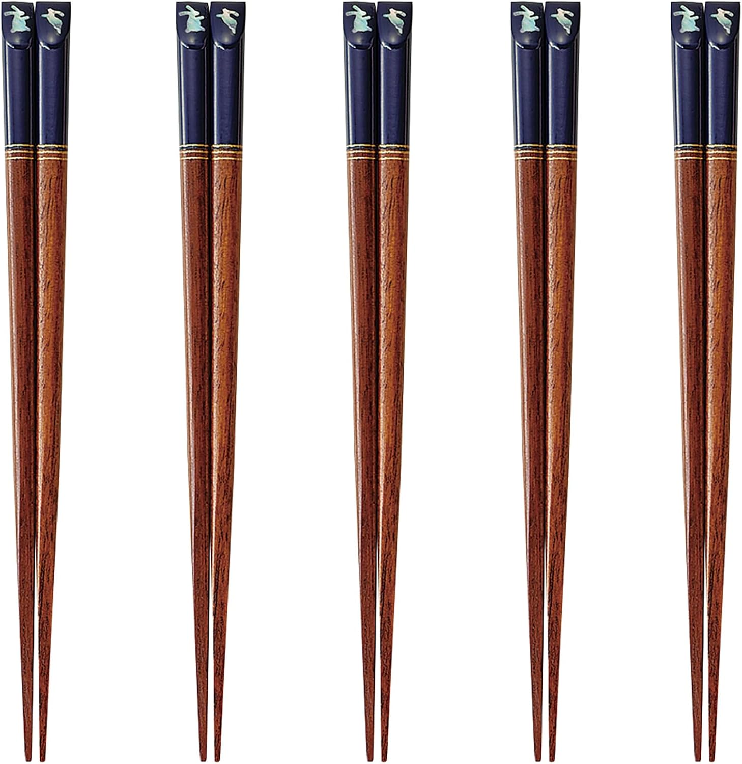 J-kitchens PID588750 Japanese Chopsticks, Set of 5 Pairs, Material: Wood, Chopsticks, Made in Japan