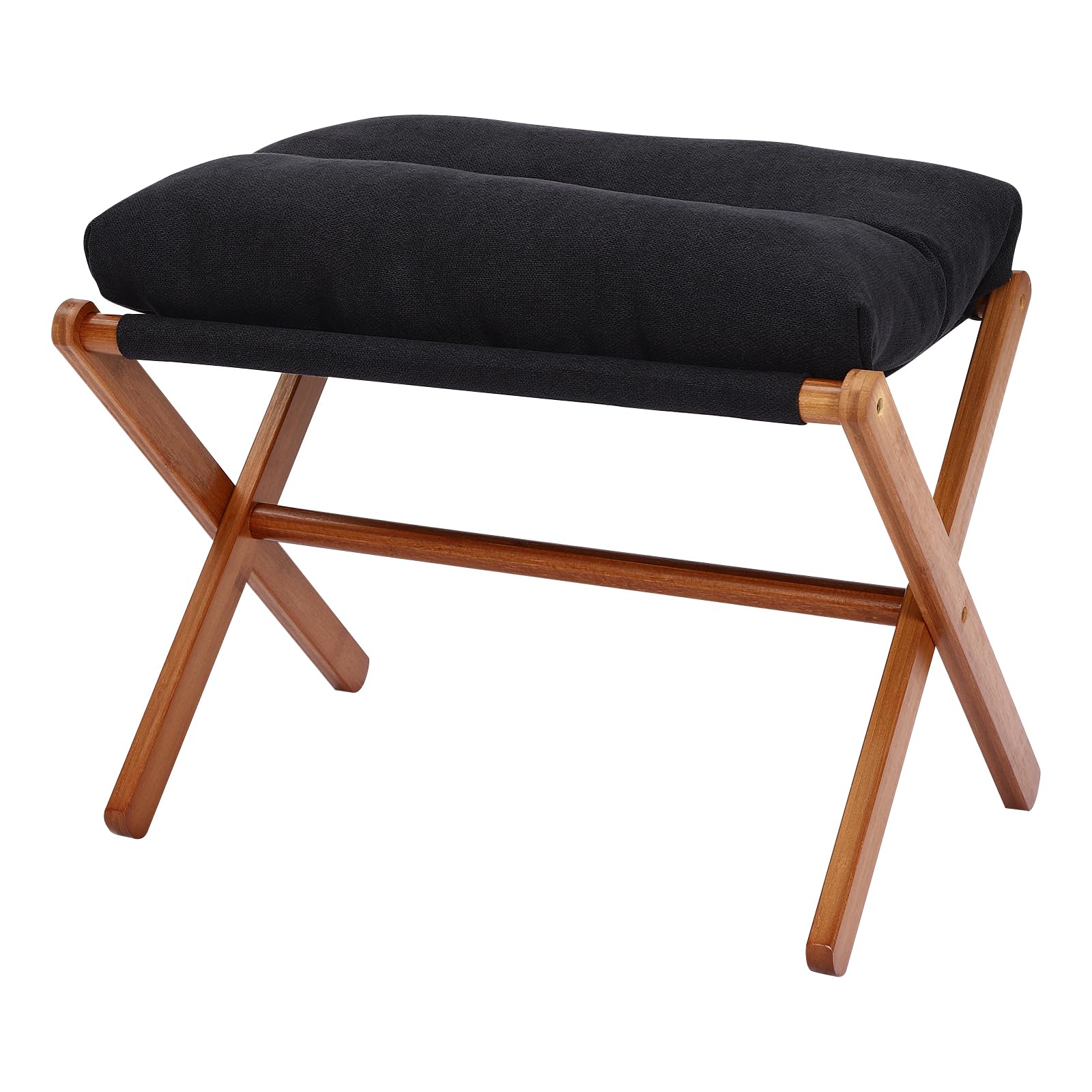 Repose-pieds rembourré et pliable avec coussin épais amovible de 90 kg max