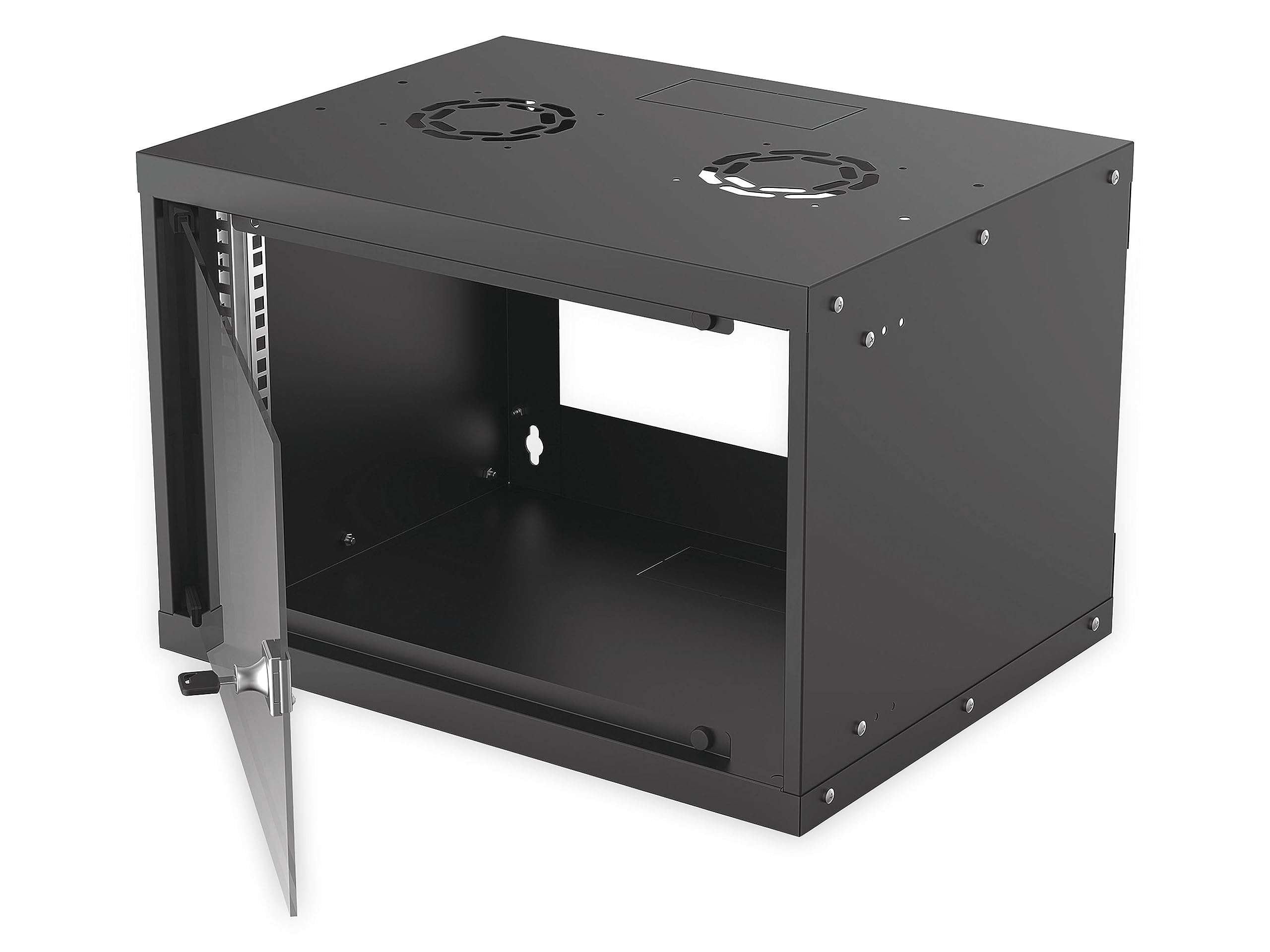 Intracom INTELLINET 19inch Wallmount Cabinet 6U Flatpack 353 x 540 x 400 Flatpack juodas IP20-Rated Housing