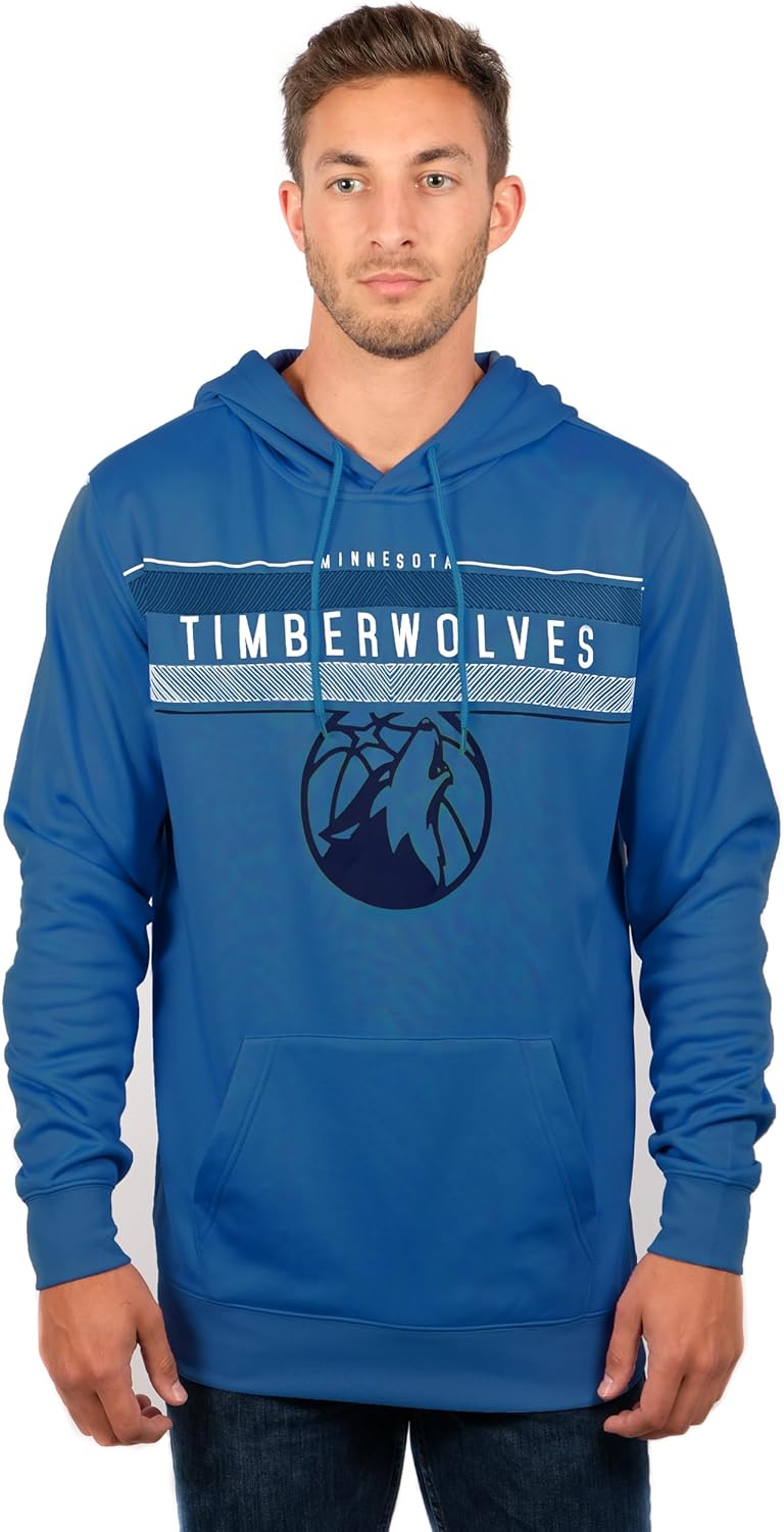 Ultra Game Men's NBA Official Super Soft Midtown Hoodie Sweatshirt - Image 2