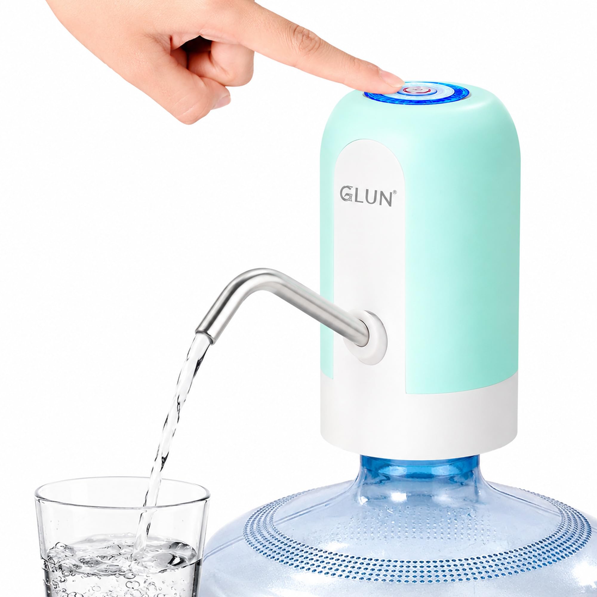 Aurtomatic Water Dispenser Pump for 20 Litre Bottle | Big Battery Portable USB Rechargeable Water Pump Dispenser for Home & Office-image-10