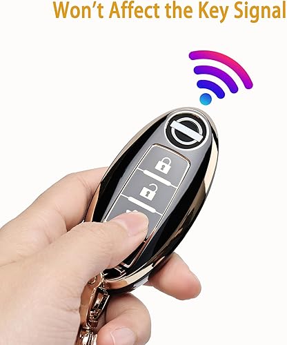 Miniatura 5 de Funda para llavero Nissan  45 botones de protección de TPU suave carcasa para llave de coche para Nissan Altima Maxima Rogue Armada Sentra 370z