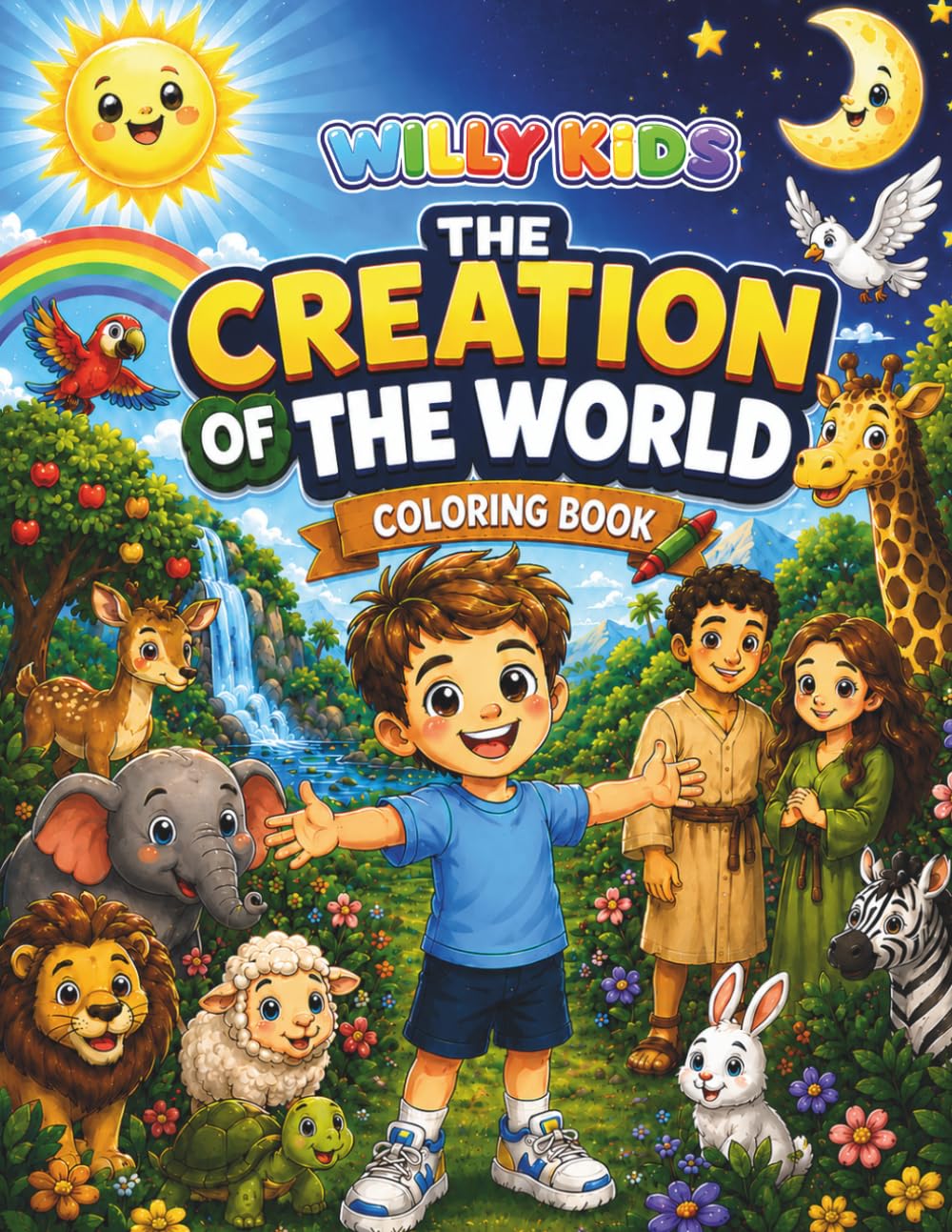 WILLY KIDS - The Creation of the World: Christian Children’s Coloring Books
