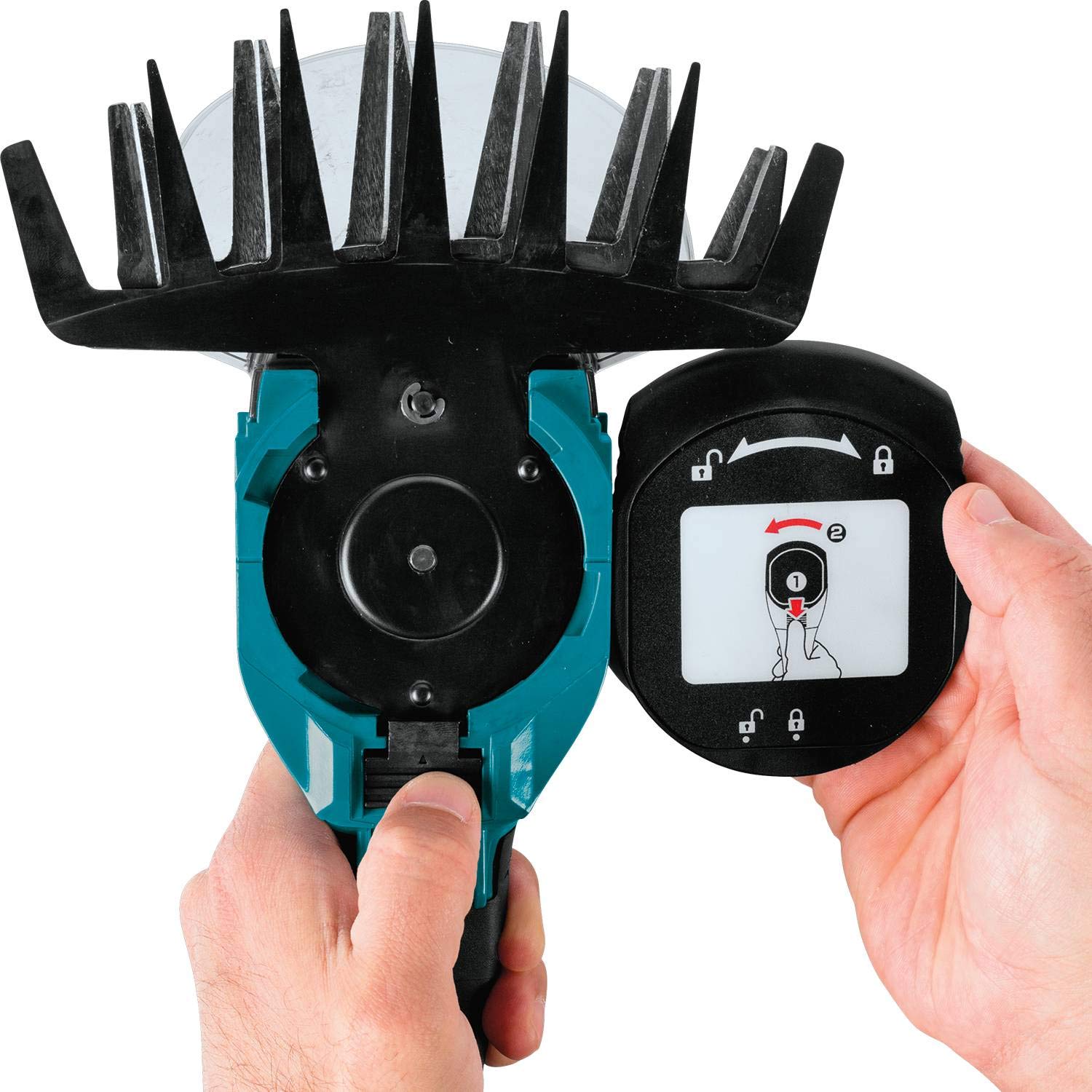Makita DUM604ZX cesoia per erba cordless 16 cm Nero, Blu Ioni di Litio 18 V