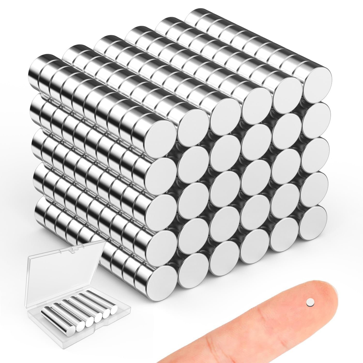 Small Magnets for Crafts, 10x3 mm Round Magnets 100 Pack — Amazon image 19