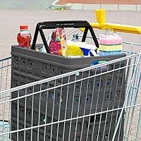 Vista 3 de Sunware - Caja plegable cuadrada con asa (32 litros), color negro antracita