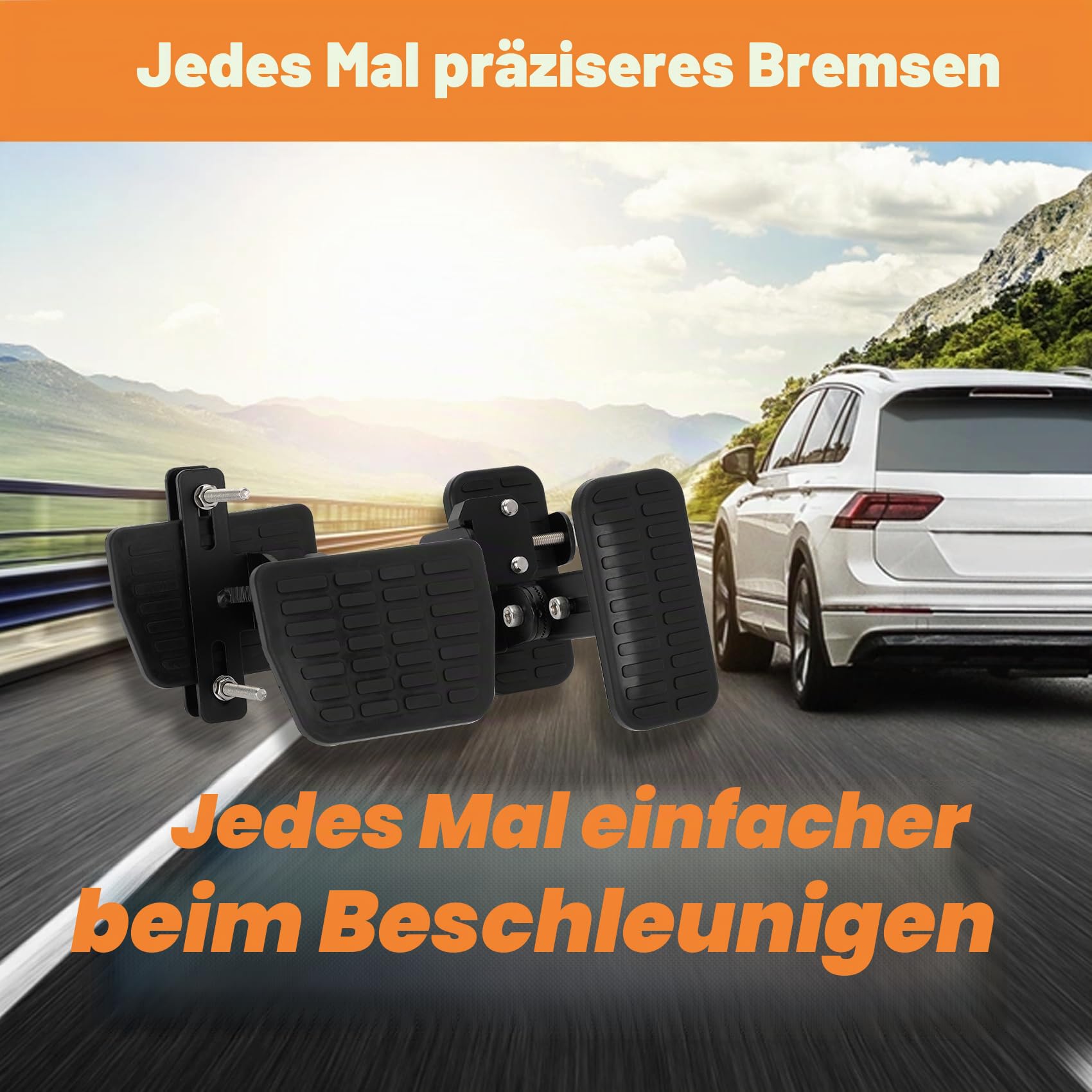 Pedalverlängerung, Pedalverlängerung für kurze Personen, Pedalverlängerungen für Autos, verbessert das Fahrerlebnis für Pedalverlängerung, einfacher zu installieren und kann an die meisten
