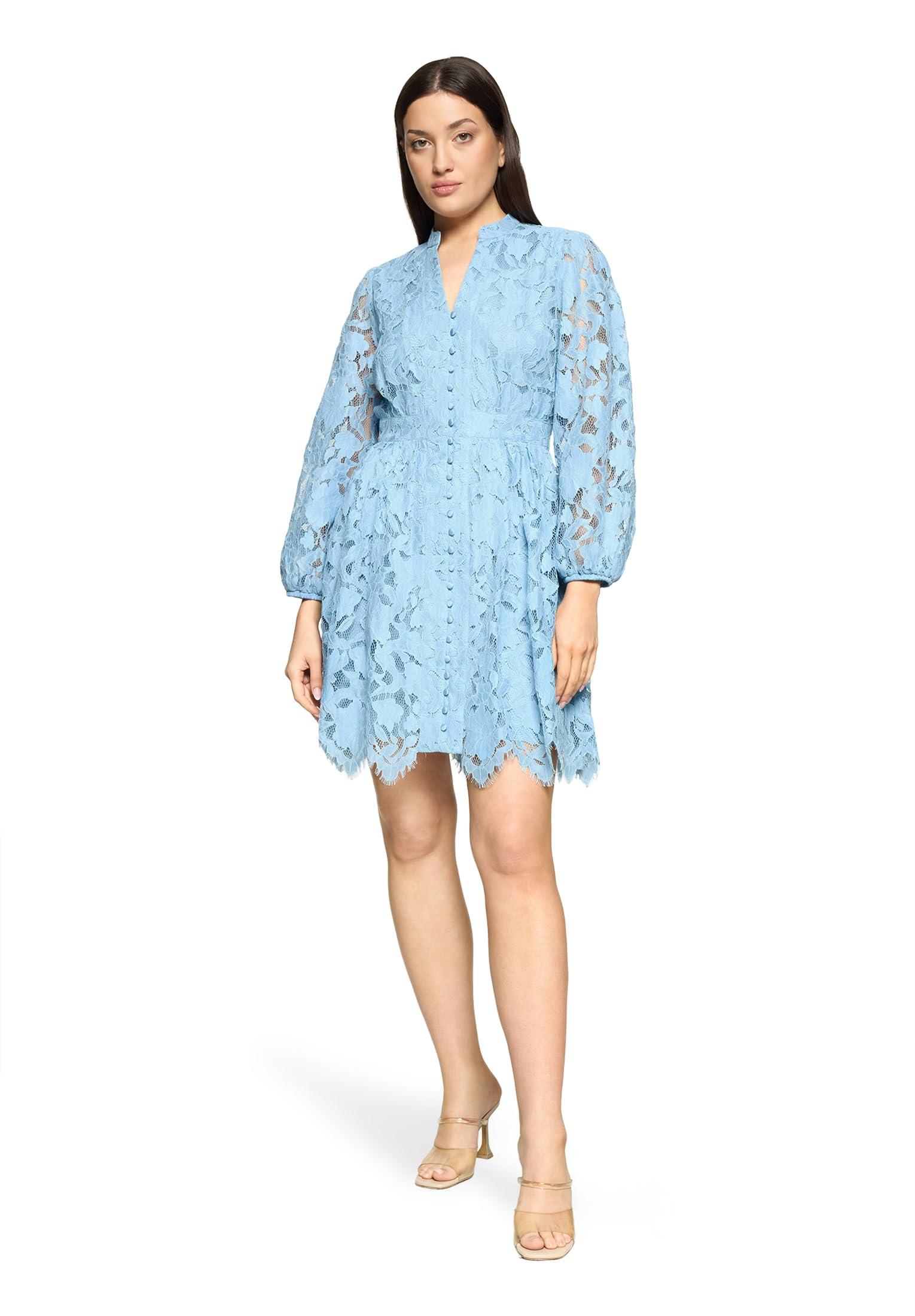 Vera Mont Damen Spitzenkleid mit Spitze