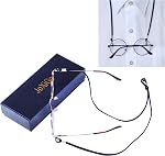 4 Pack Reading Glasses for Women Men Retro Round Metal Frame
