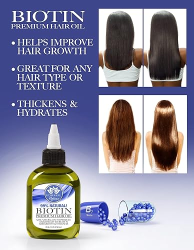 Vista 71 de Ethereal Nature Mezcla de aceite para el cabello 99% natural de ricino negro jamaicano 2.5 fl oz, transparente