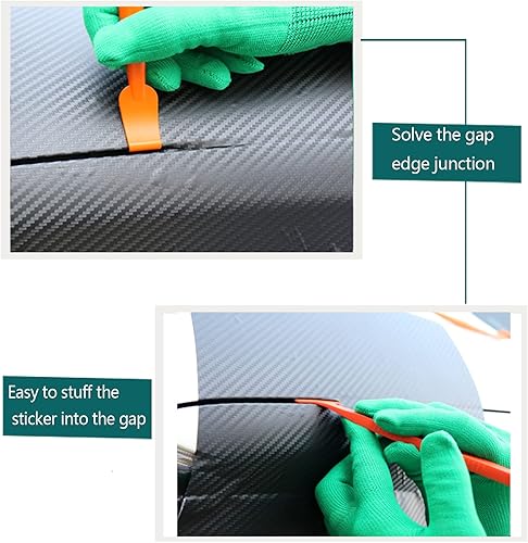 Miniatura 4 de Kit de herramientas de escobilla magnética de ranura flexible de vinilo para vehículos, 5 en 1 para moldeo de vinilo y costuras o sellos