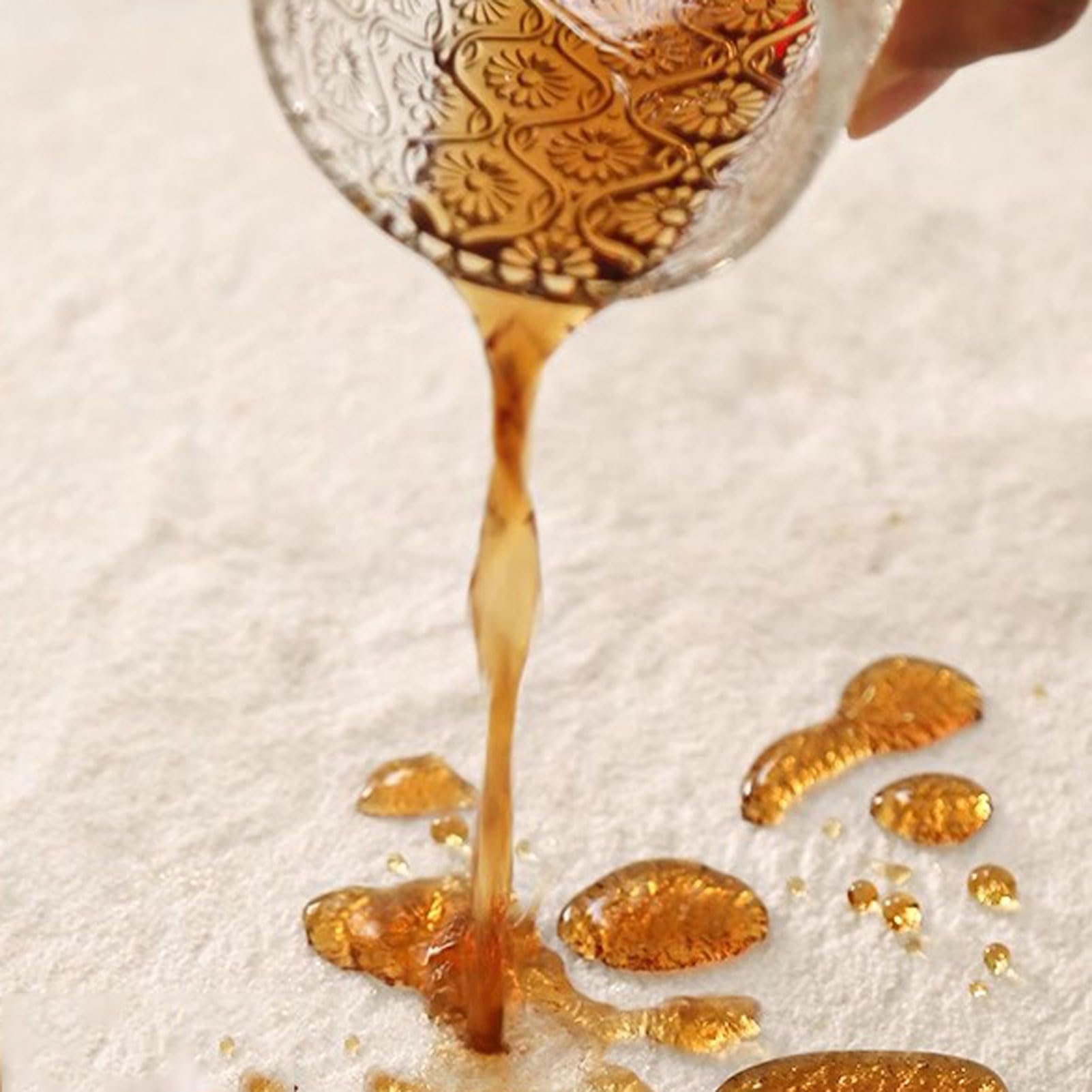 Runder Teppich Im Creme-Stil, Flauschig Kurzflor Teppich für Wohnzimmer & Schlafzimmer, Weicher Kunstfell-Teppich für Ankleide, Sessel, Schreibtisch (5 200cm)