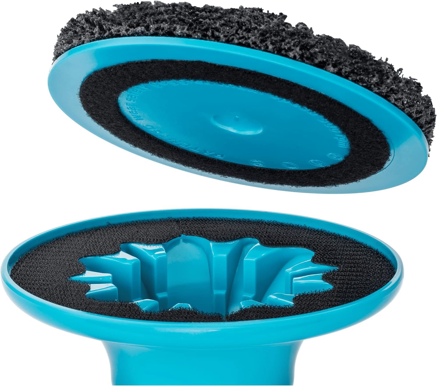 HAZET Jeu de meuleuses de moyeu de roue 4960F-160/2 I Jeu d'outils pour p. ex. visseuse à chocs I Nettoyage des surfaces d'appui de l'intérieur des jantes de voiture, 500 tr/min, 160 mm