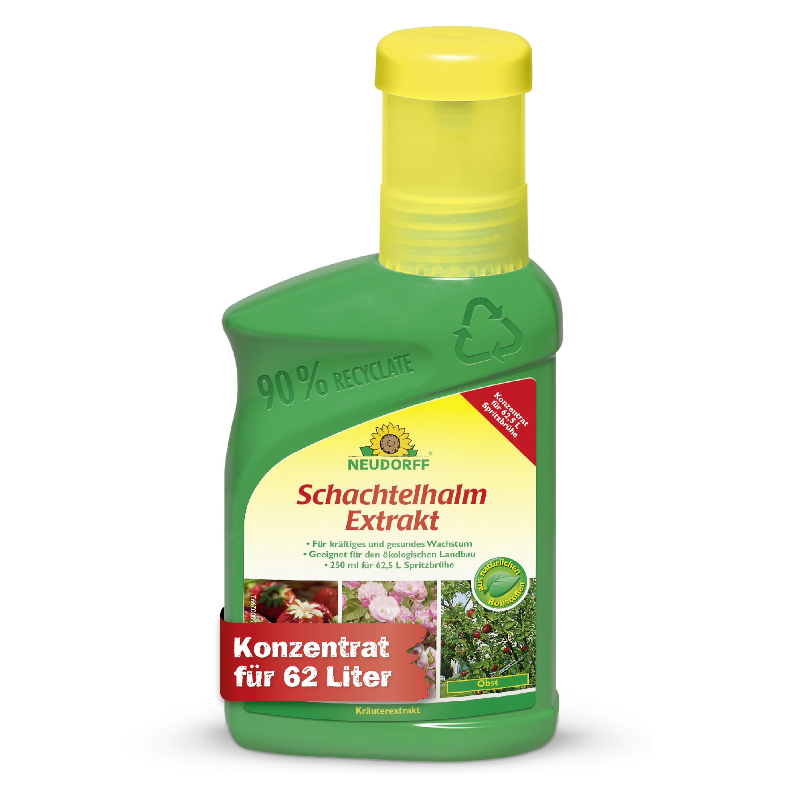 Neudorff Schachtelhalm Extrakt – Natürlicher Kräuterextrakt für kräftiges und gesundes Wachstum bei allen Pflanzenarten, 250 ml