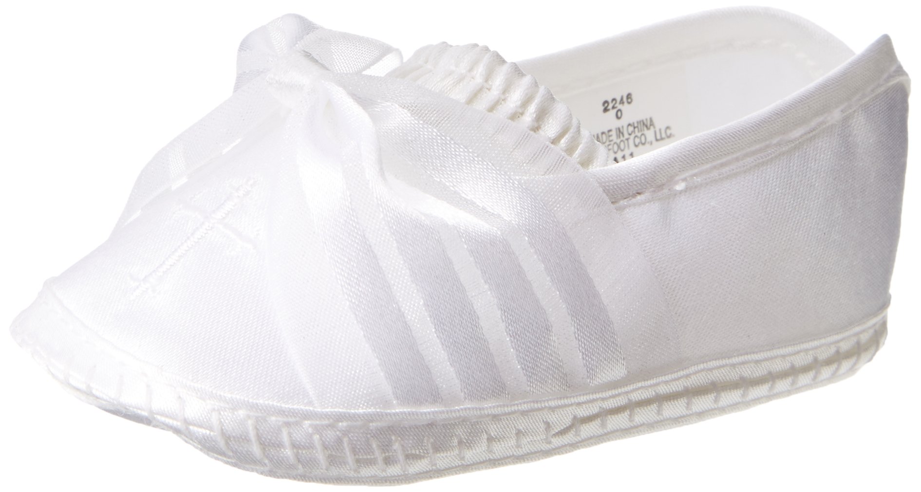 Baby Deer 2246 Crib Shoe (Infant),White,1 M US Infant