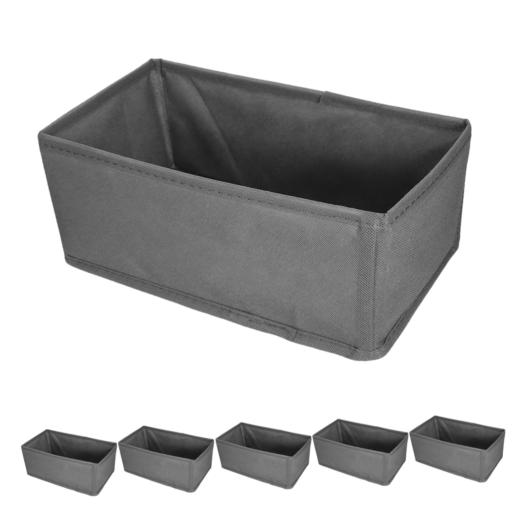Gatuida 6stücke Stoff-unterwäsche-organizer für Bh und Socken-aufbewahrungsbox Wäscheschrank-organizer Schubladeneinsätze für Kleidung Regal-organizer Kleiderschrank-aufbewahrung
