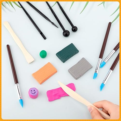 Miniatura 7 de Huquary 2751 piezas de cortadores de arcilla polimérica para hacer aretes, máquina de prensa de arcilla polimérica, accesorios de joyería,