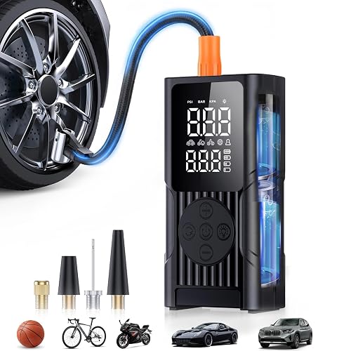 Hafuloky Tire Inflator Portable Air Compressor (MHGR) product photo (Tire Inflators) — ScooterReviewPro review
