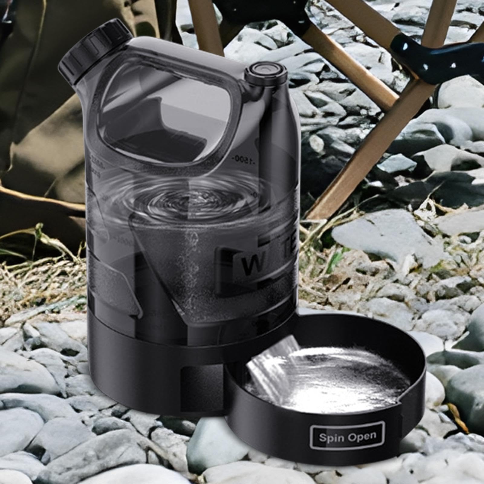 Borraccia portatile per cani, contenitore per acqua per animali domestici, grande capacità, per viaggi, attività all'aperto, escursioni e viaggi