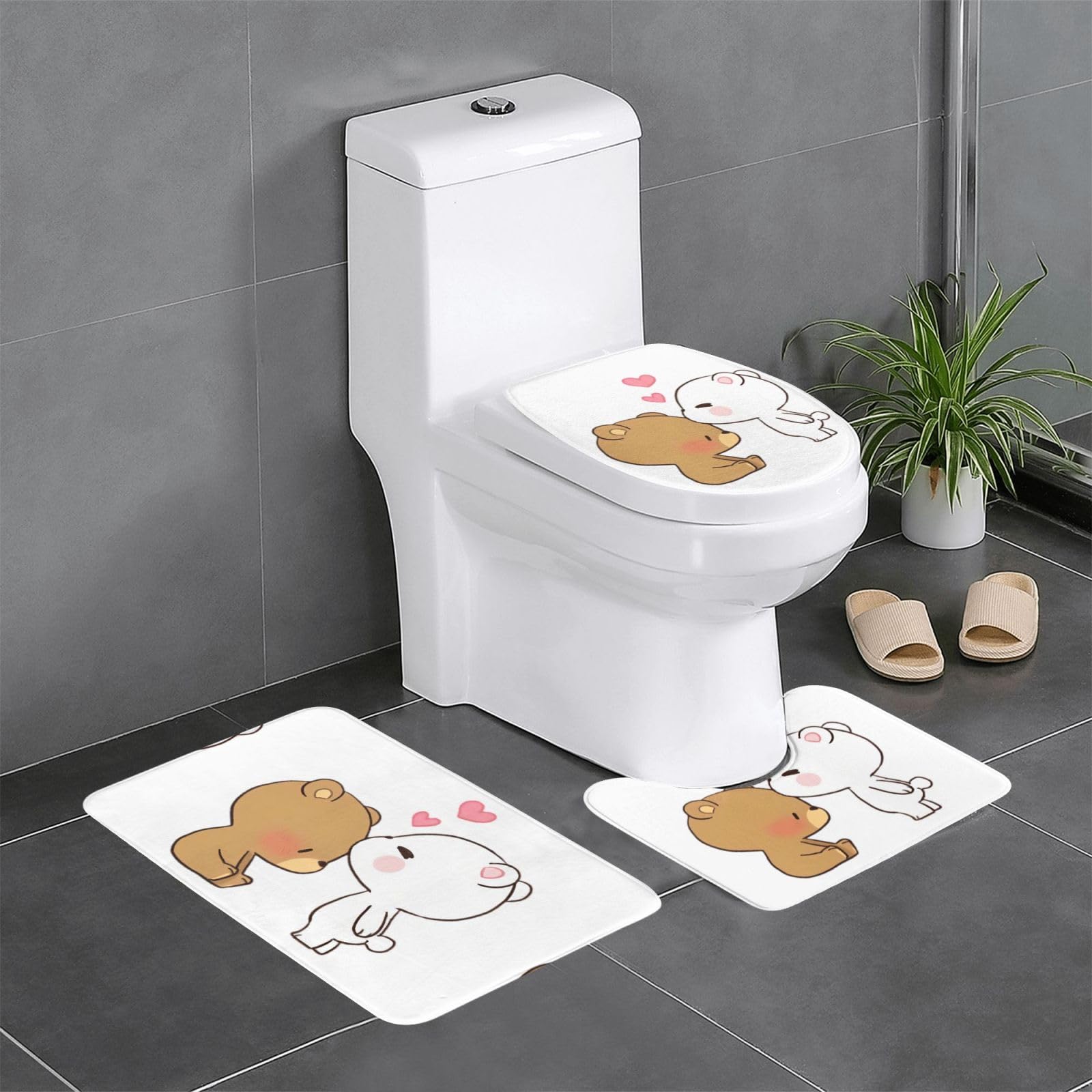 Tapis de sol antidérapants lot de 3 ultra absorbants et sécurisés pour toute la maison