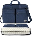KINGSLONG Laptop Sleeve Case Shoulder Messenger Bag,Slim Lightweight Computer Notebook Carrying Handbag for Men Women