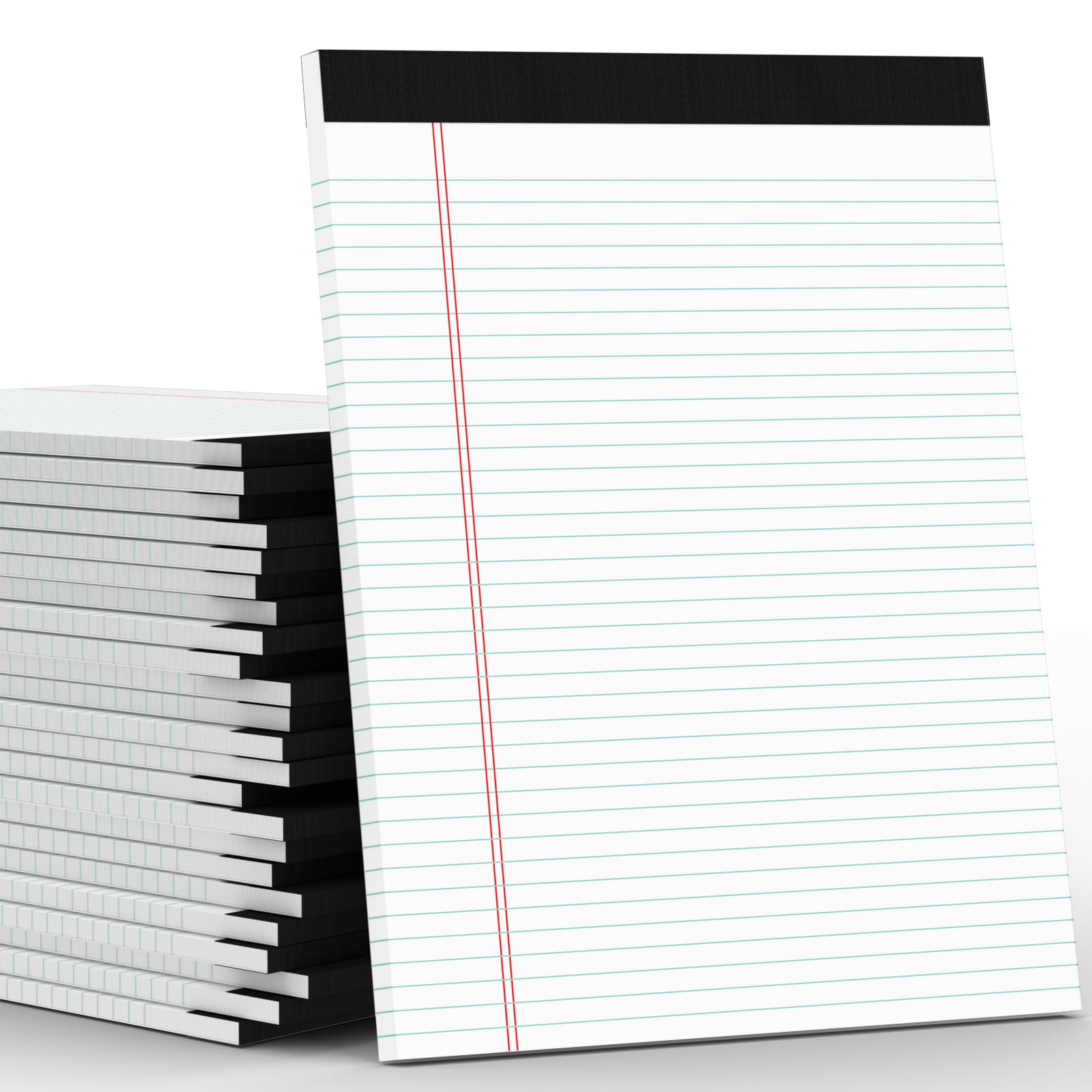 24 Pack White Legal Pads 8 5 x 11 Writing Note Pads College Ruled Writing Pads 8 5