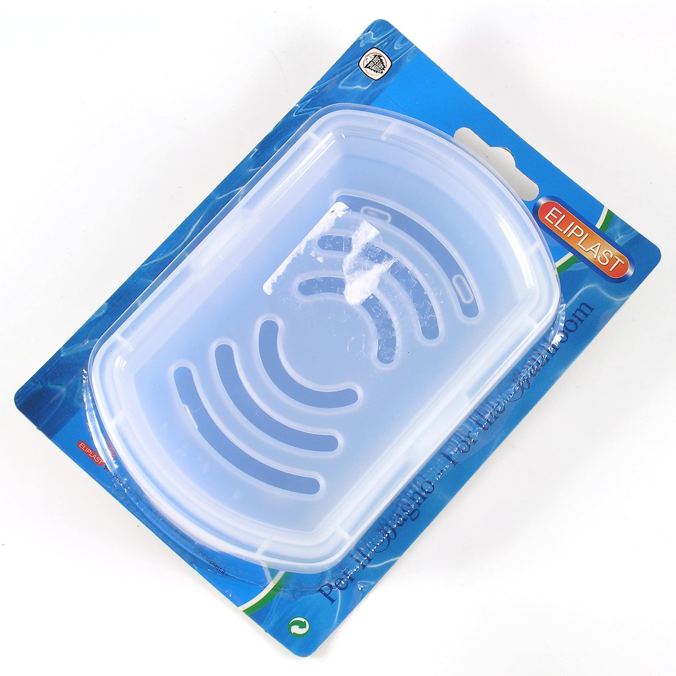 EliplastSoap Holder with Small Basin, White, One Size