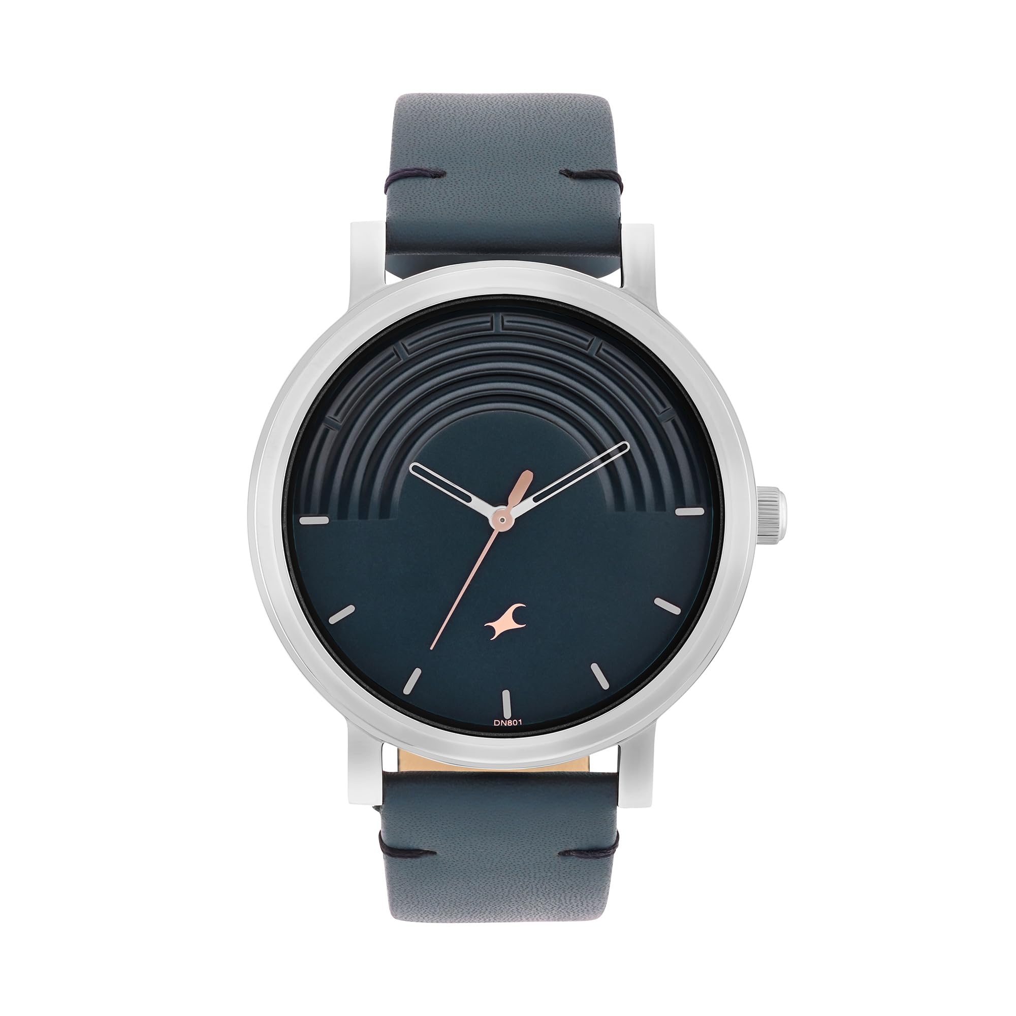 Fastrack Mens Crush Quartz Analog Black Dial Leather Strap Watch for Guys-3299SL01 (B0C8JBR5ZY) Amazon Price History, Amazon Price Tracker