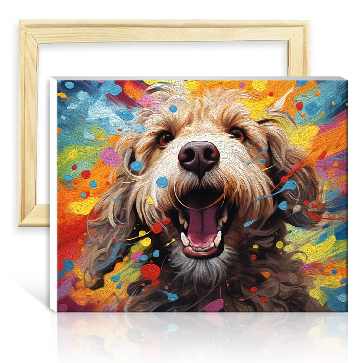 TANGFEIY on Canvas Paint by Numbers Cocapo DIY Paint by Numbers Adults Beginner with Brushes and Acrylic Pigment on Canvas Art Supplies No Frame(30x40cm)