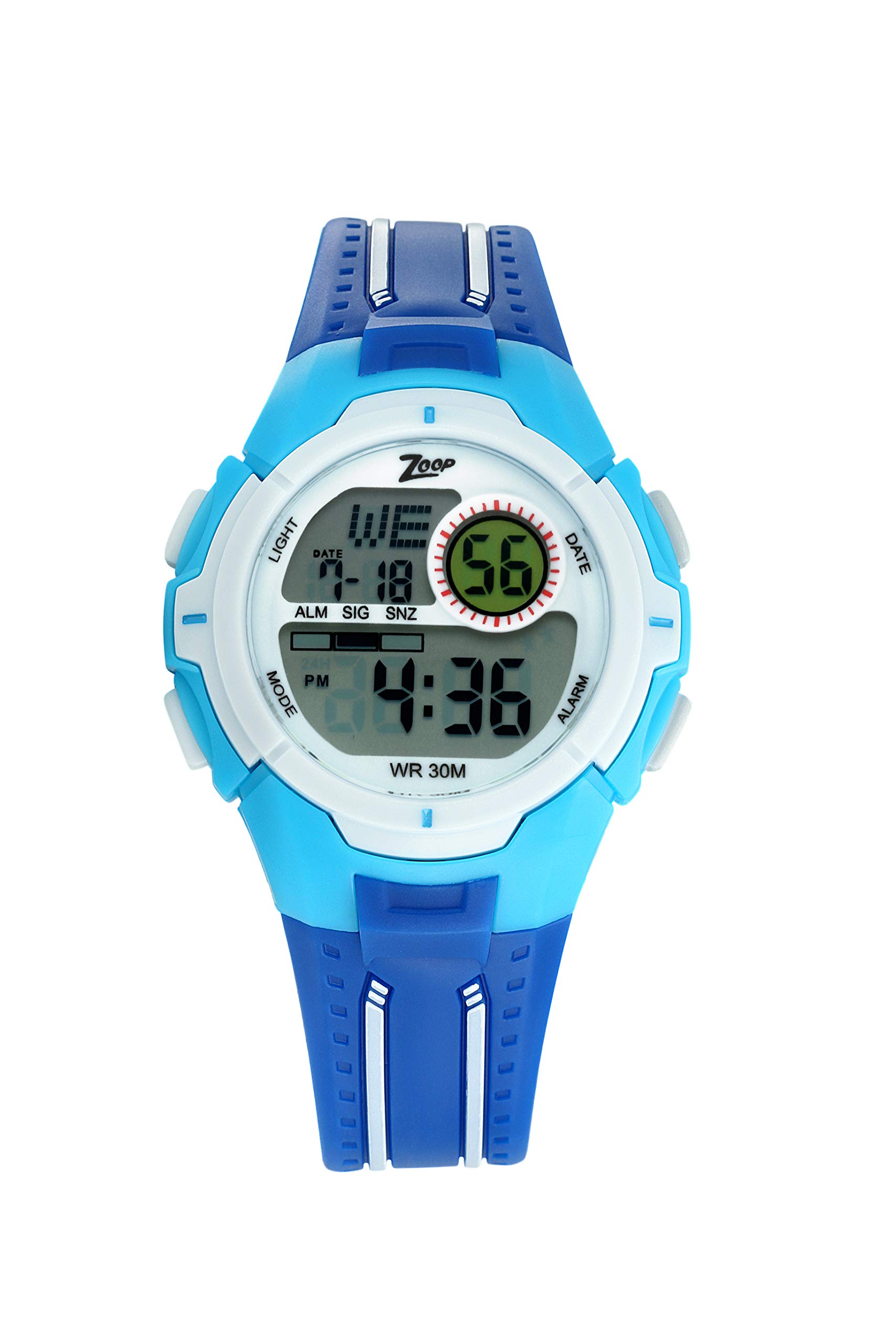 Zoop Digital Boy's Watch, front three-quarter view