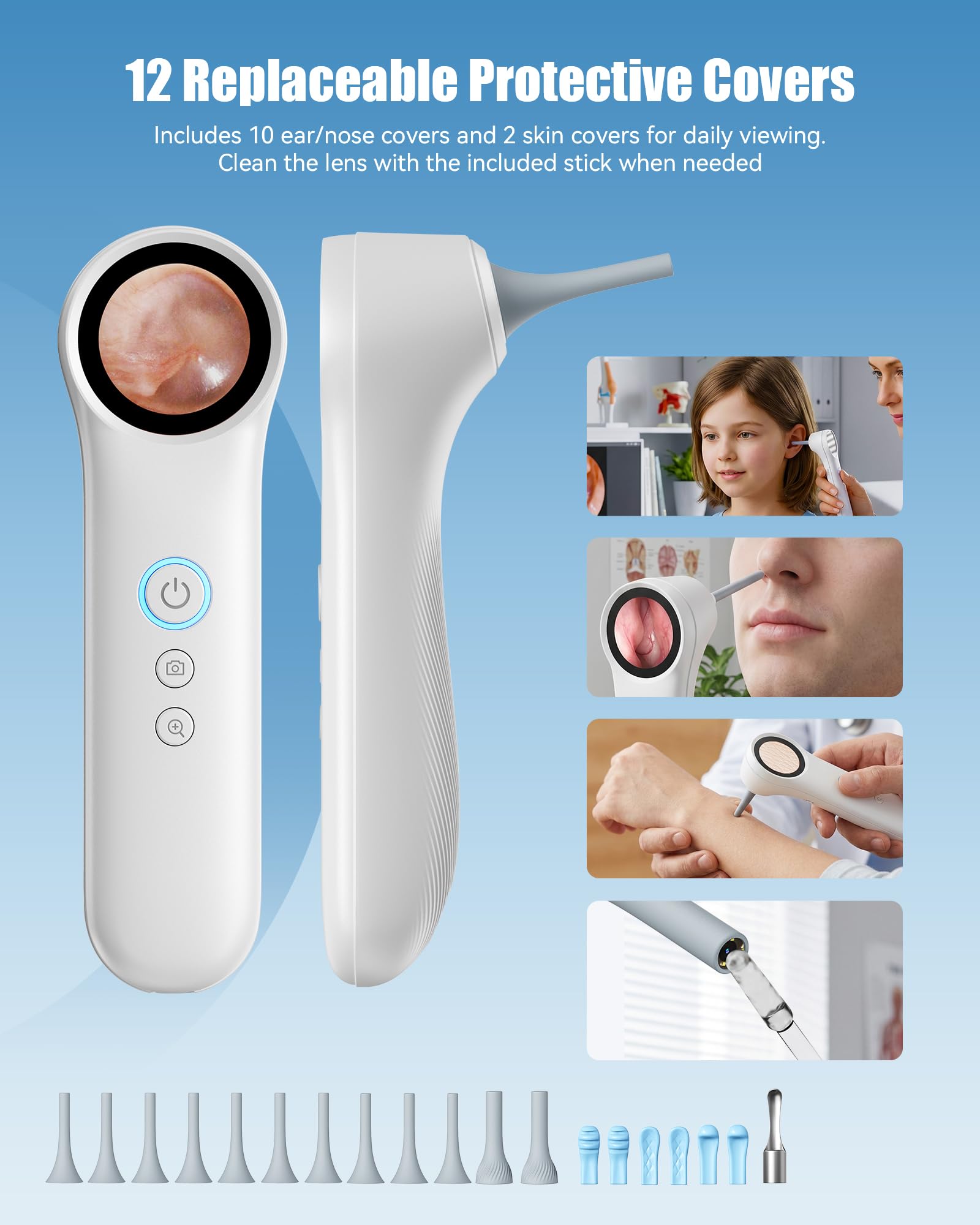Digital Otoscope - 1080P HD Ear Camera -5