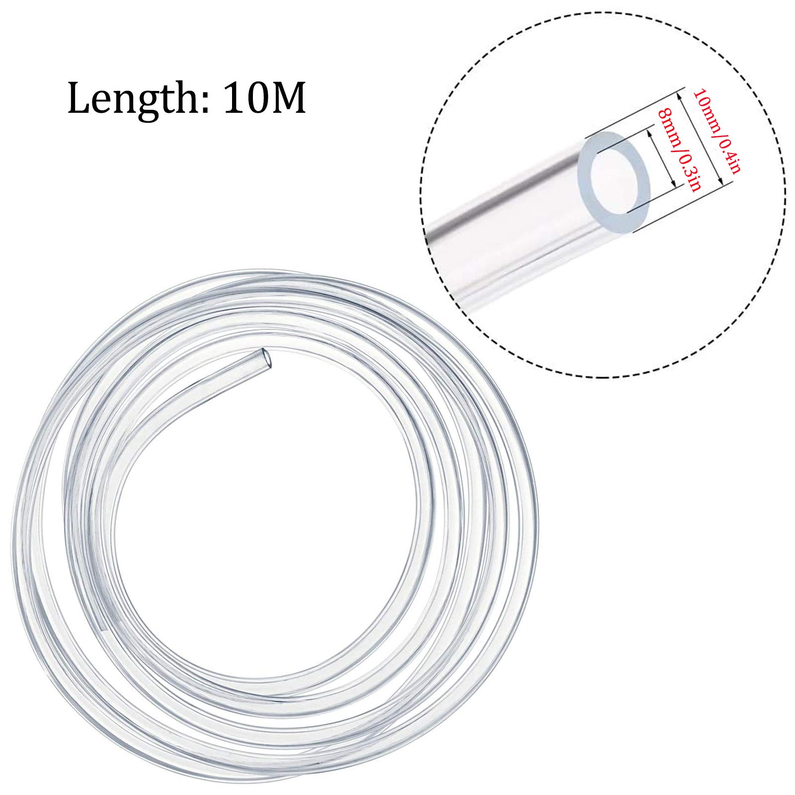 Tuyau De Carburant Transparent En PVC - Diamètre Intérieur - Diamètre