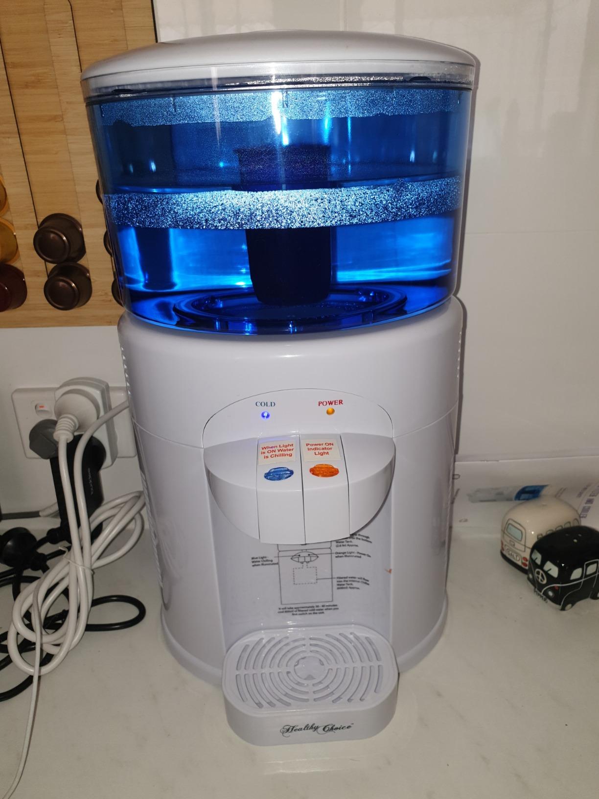 Lenoxx 5L Bench Top Water Cooler & Filter Water Purifier & Dispenser